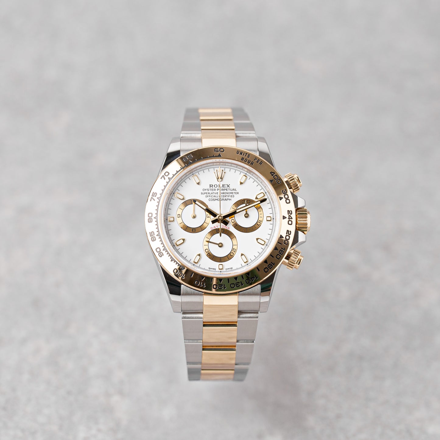 ROLEX DAYTONA STEEL/GOLD 'WHITE DIAL' REF: 116503