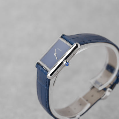 CARTIER TANK MUST BLUE REF: WSTA0055